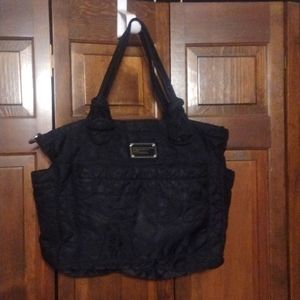 Marc by Marc Jacobs large black nylon tote with crossbody strap